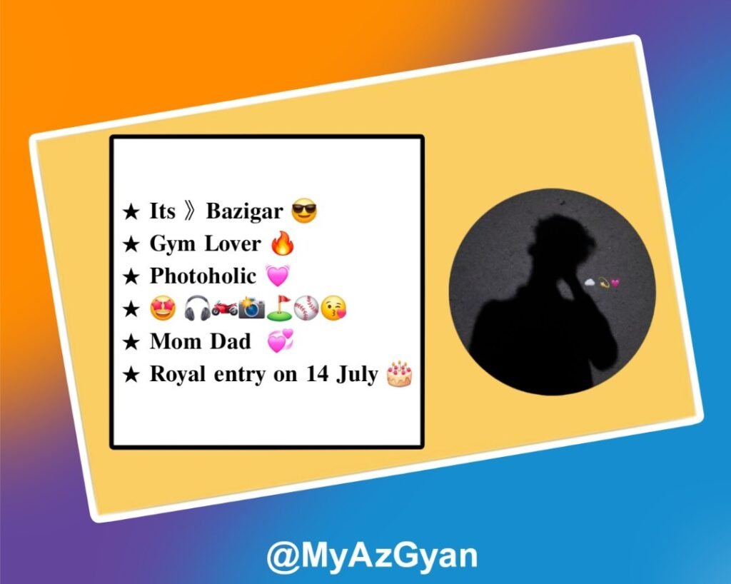 Instagram Bio Font Styles & Instagram VIP Bio in Stylish Font