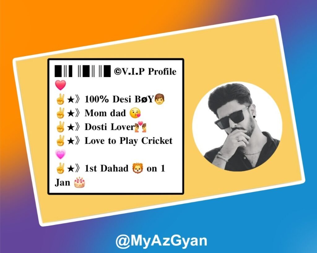 Instagram Bio Font Styles & Instagram VIP Bio in Stylish Font