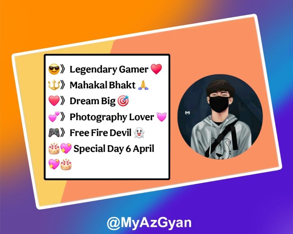 Free Fire Bio For Instagram