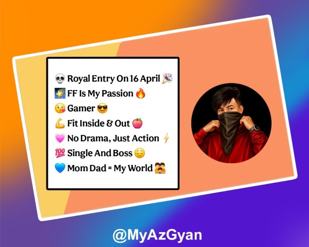 Free Fire Gaming Bio For Instagram