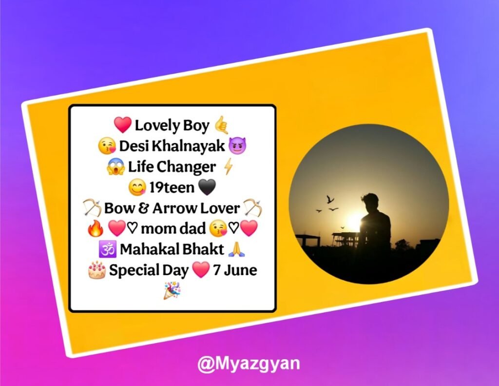 Instagram VIP Bio For Boys