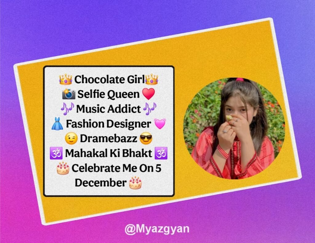 Instagram Bio for Girls