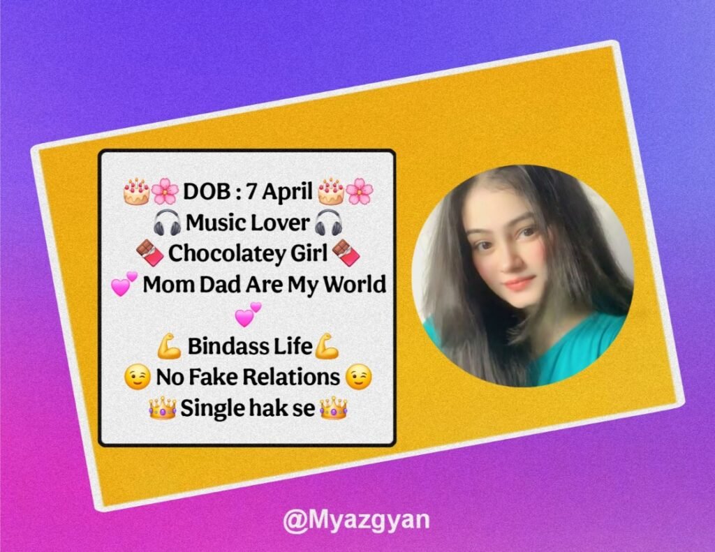 Stylish Instagram Bio for Girls