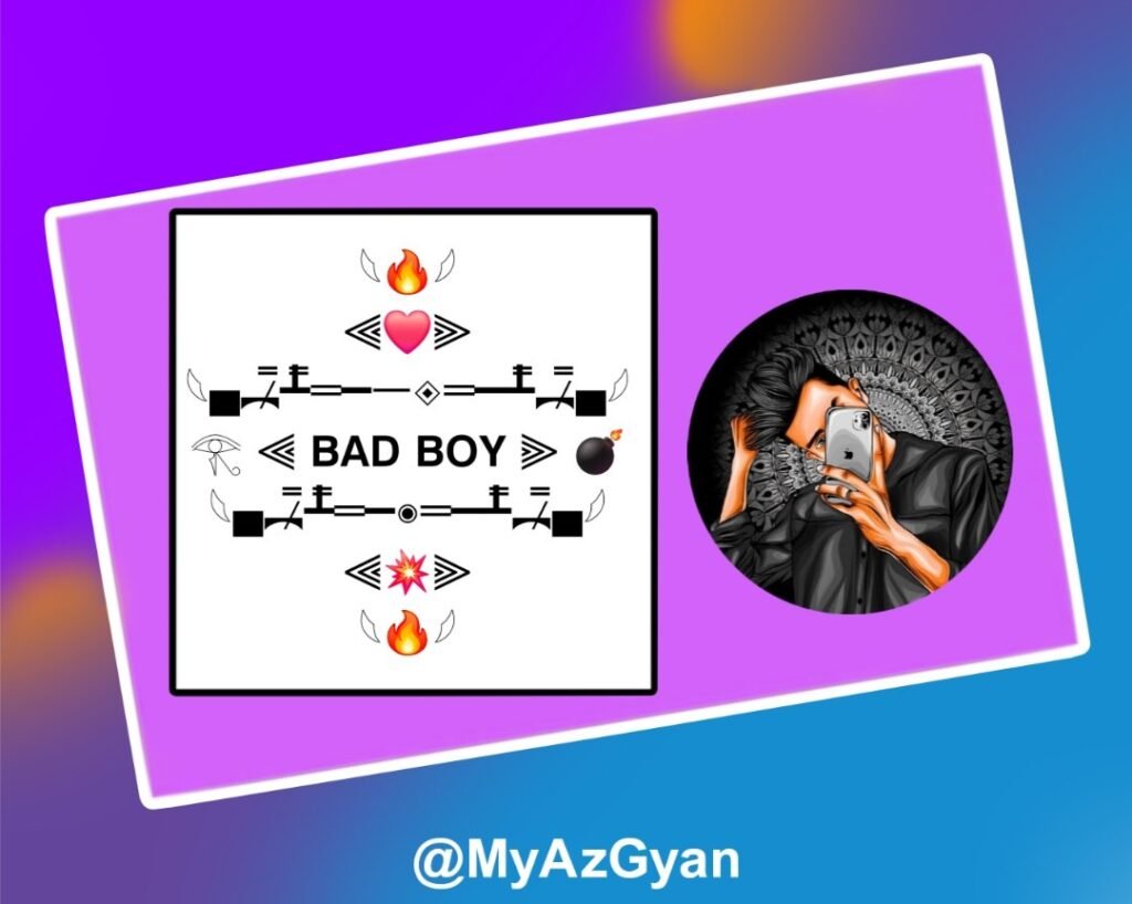 Facebook Bio For Boy Attitude